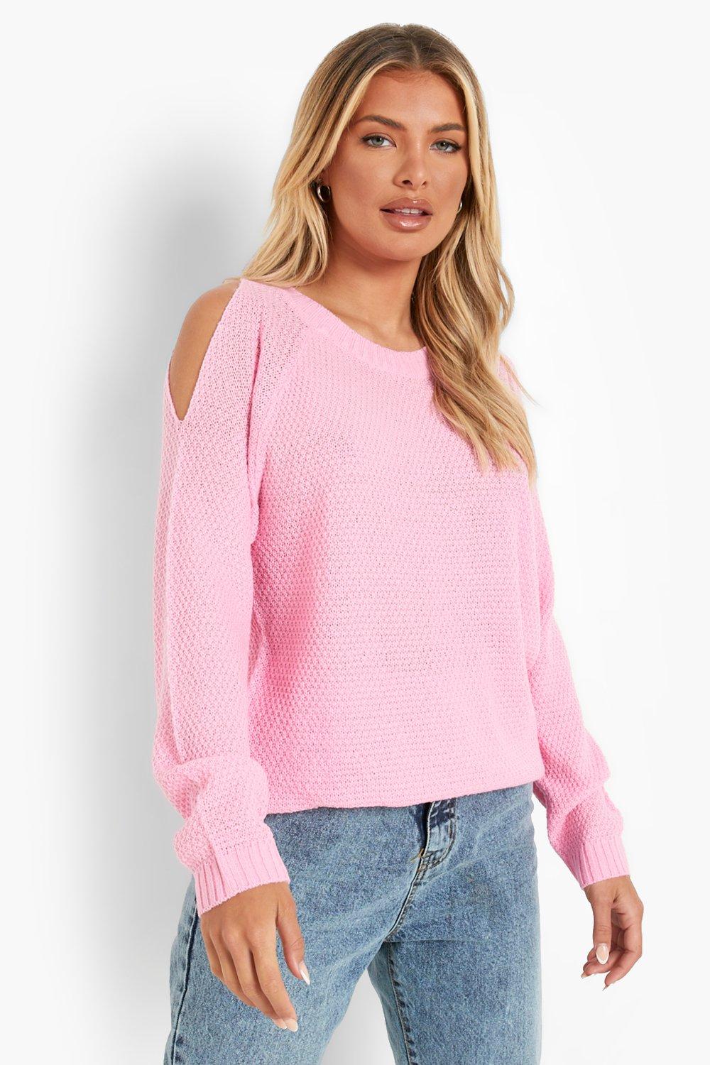 Boohoo cold store shoulder jumper